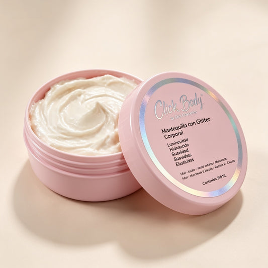 Mantequilla con glitter 250ml Click hair